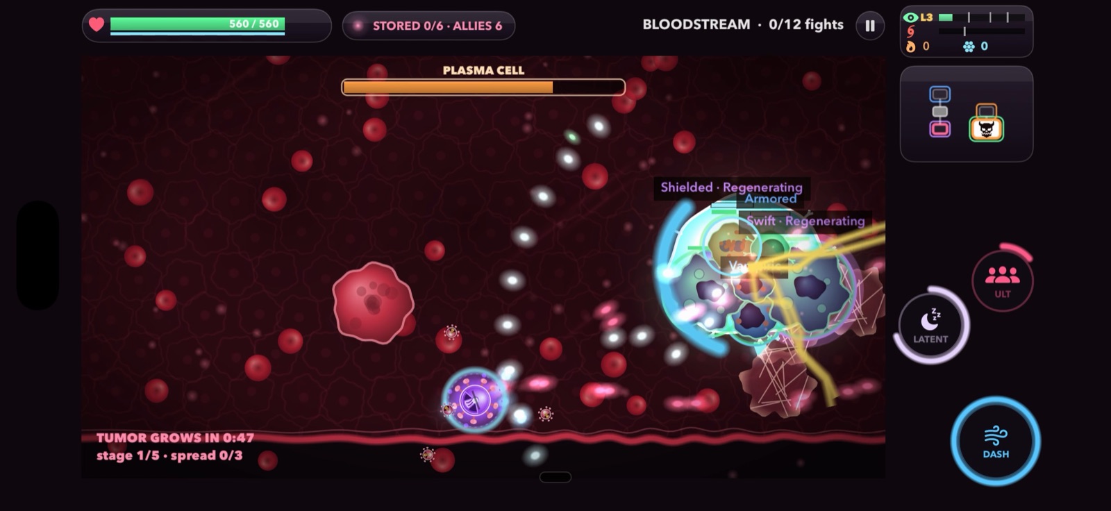 Retrovirus with an army of captured cells